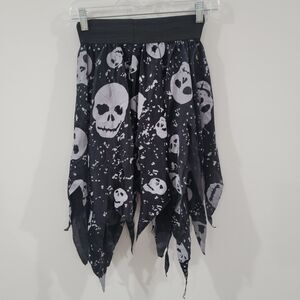 Womens Skull Skirt‎ Size Small Goth Whimsigoth Grunge Witch